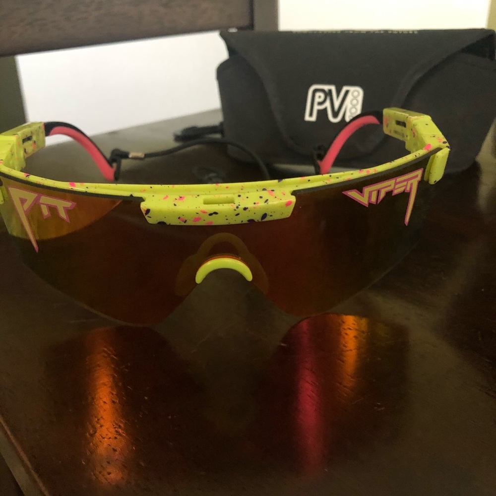 Pit viper brand sunglasses. Never worn. Comes with case